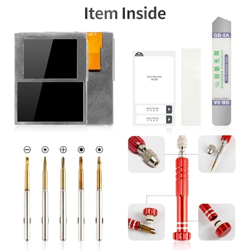 Image of for Nintendo 2DS Screen Replacement for Nintendo 2DS LCD Screen Repair Kit for Nintendo 2DS Display Replacement Black (Without Touch Digitizer)