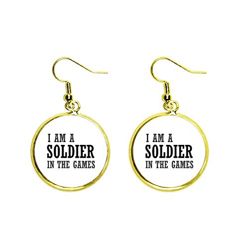 Pendientes de mujer dorados colgantes joyería drop earring de moda