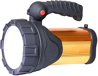 Smuf 250W Metal 2 KM Range Blinker & Bottom Light 20000 mAh Battery/10 Hours Backup Torch