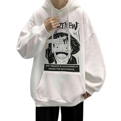 COMIC STREET One Piece Monkey D. Luffy Hoodie Autumn Trend Street Regular Fit Hoodie Sweatshirt COMIC STREET One Piece Monkey D. Luffy Hoodie Autumn Trend Street Regular Fit Hoodie Sweatshirt