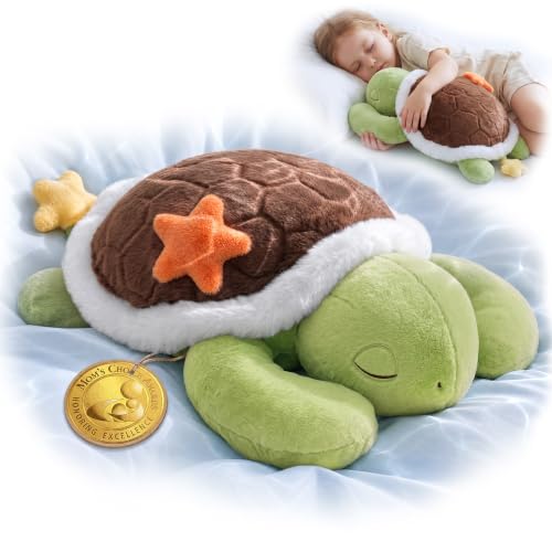 Image of Mewaii Weighted Stuffed Animals Turtle Plush, 3.5 lb, 21in