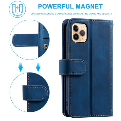Housse Samsung S21 FE cuir or rose clapet magnétique haut de gamme - 7