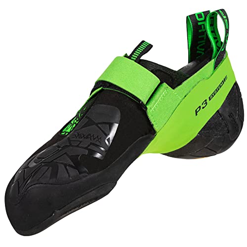 Produktfoto von La Sportiva Herren Skwama Vegan Kletterschuhe, Black Flash Green, 40 EU