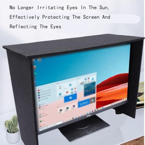 Pare-soleil pour écran d'ordinateur de bureau protection intimité