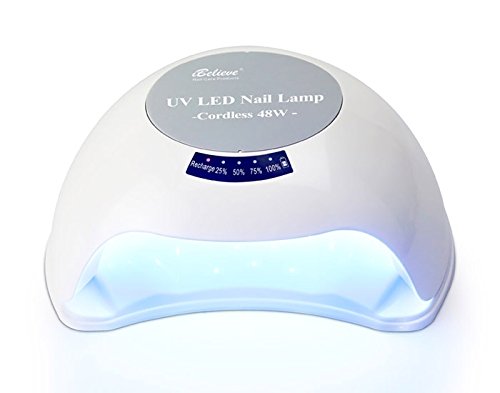 Takestop® Lampada UV Senza Fili tp68 48W LED (24W