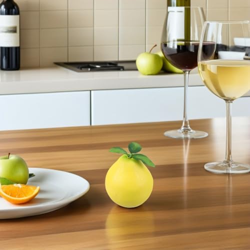Decoración de antena de coche con fruta artificial: pomelo realista de verano 7