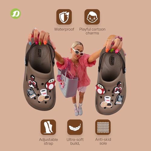 Image of DOCTOR EXTRA SOFT Unisex-Child Kids Classic Ultra Soft Clogs /Sandals with Adjustable Back Strap| Comfortable & LightWeight| Stylish & Anti-Skid| Indoor & Outdoor Casual Sports Mules Boys & Girls D-529