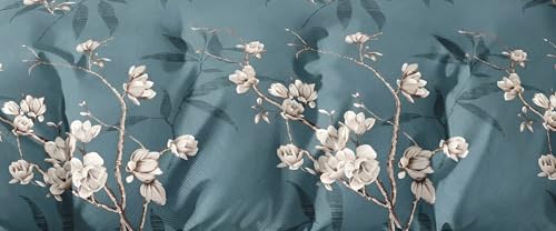 Image of 200 TC Cotton Bedsheet Set with 2 Pillow Covers | King Size Soft Breathable Wrinkle Free - Floral Printed Double Bedsheets | Bed Size 78x78x10 Inches | Pillow Covers Fit Up to 10 Inch