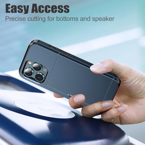 Porte-cartes de protection robuste iPhone 11 Pro Max double couche et fin