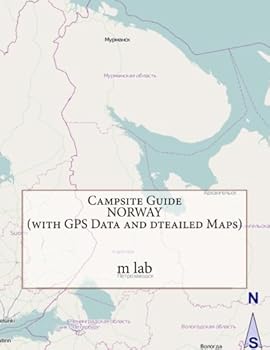 Paperback Campsite Guide NORWAY (with GPS Data and dteailed Maps) Book