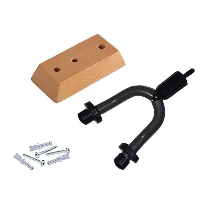 Mozart Hardwood Guitar Hanger Wall Mount Hook Holder Stand for Bass Electric Acoustic Guitar Ukulele - Image 4 thumbnail
