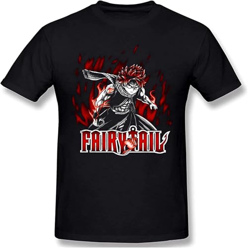 Jinghui Men's Fairy Tail Short Sleeve T-Shirt Size M