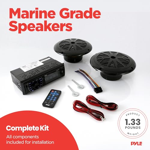 Pyle Marine Headunit Speaker Kit