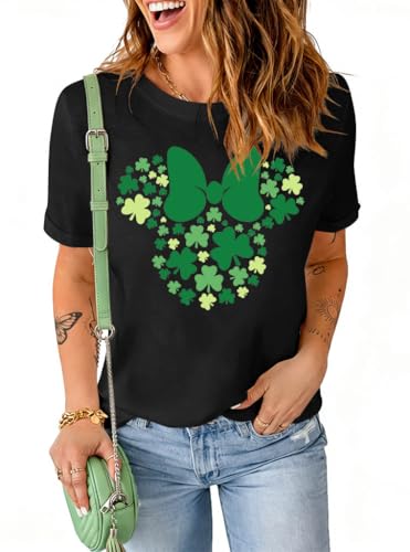 St Patricks Day Shirt Women: Funny Saint Patricks Day Shirts Cute Shamrock Tshirt Irish Graphic Tee Tops