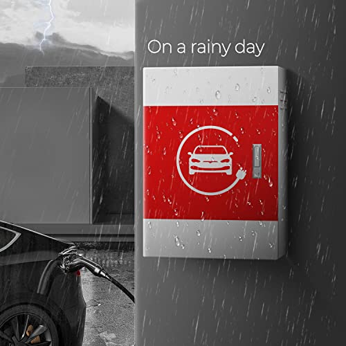 Bmzx Tesla Charger Station Box For Tesla Gen 2/Gen 3 Wall Connector, 29 X 19 X 9.8'' Charging Box Cable Organizer Ip66 Waterproof Dustproof Metal Box Outdoor Indoor #TOP5