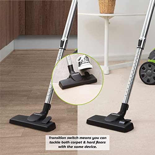 Daewoo Tornado Cyclonic 700W Cylinder Vacuum Cleaner, Powerful Lightweight Bagless Hoover with HEPA Filtration, Telescopic Tube, Multi-Floor Tool & 2L Capacity, For Carpets, Hard Floors & Upholstery - Image 5