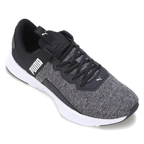 Tênis de Corrida Flyer Beta BDP, Puma, Unissex, Preto/Branco, 40