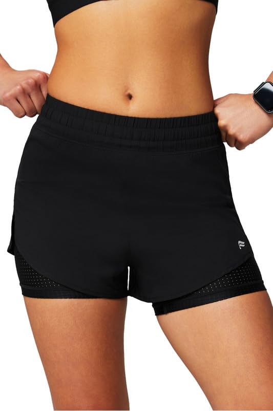 Fabletics Pantaloncini da corsa traforati da donna