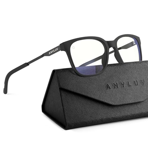 ANYLUV Blue Light Glasses for Men, Lightweight Computer