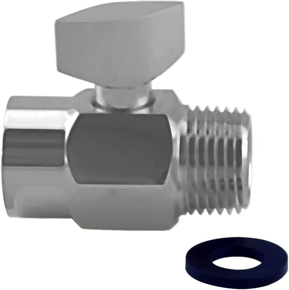 Polished Nickel Shower Arm Volume Control Valve
