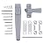 Wright Products V333 TIE-DOWN PUSH BUTTON Handle, ALUMINUM