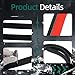Riyhch Hardtop Seal Strips Fit for Jeep Wrangler TJ 1997-2006, Hardtop Roof Rail Weatherstrip Replacement for MS-41190