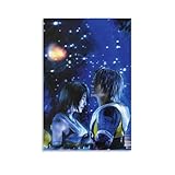 ファイナルファンタジー7アニメゲームポスター (24) 壁アート プリント リビング 寝室 ダイニングルーム バスルーム ホーム装飾24x36inch(60x90cm)