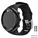 Produktbild Watch Armband für Suunto Core,Yayuu TPU Sportarmband Uhr Band Strap Erstatzband Uhrenarmband für Suunto Core Samrtwatch, Armbandlänge 140mm-230mm