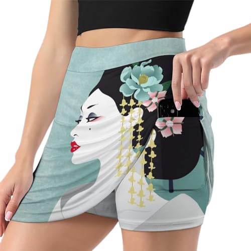 Jupe de tennis femme skort sport mini jupe de course athlétiques jupe short golf