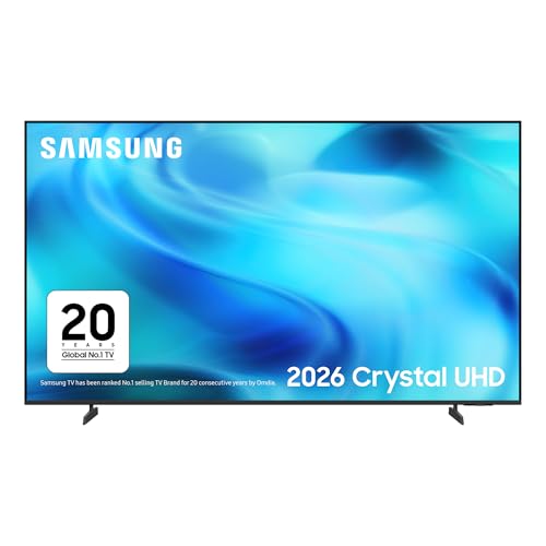 Samsung Smart TV 75-Inch U7020H Crystal UHD 4K TV HDR10+ Motion Xcelerator Dynamic Sound Pack Gaming Hub Knox Security Vision AI Companion [2026]