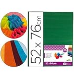 Tipo : papel seda PAPEL SEDA LIDERPAPEL VERDE OSCURO 52X76CM 18 GR/M2 PAQUETE DE 25 HOJAS
