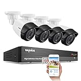 【Längere Aufnahme mit H.264 + Videoformat】Das H.264 + -Videokamerasystem unterstützt eine längere Aufnahmezeit als H.264-Systeme, ohne die Bildqualität zu beeinträchtigen. Genießen Sie reibungsloses und stabiles Live-Streaming und verbrauchen Sie weniger Speicherplatz und Netzwerk.