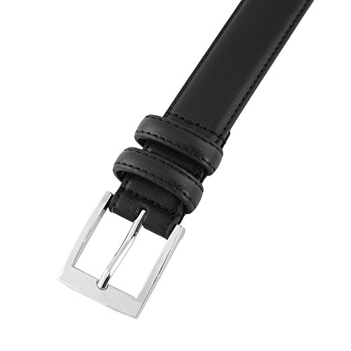 John William Leather Belts For Men - Mens Brown & Black Belt - Dress Casual Men's Belt in Gift Bag4