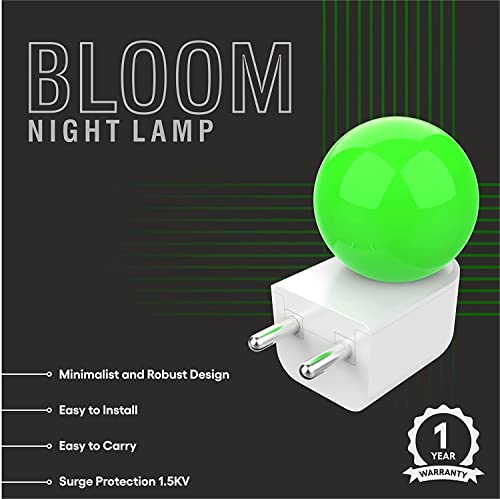 Image of Epic 0.5-Watts Plug & Play B22 LED Bulb For Home, (Green, Pack of 1)