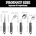 4Pcs Adaptive Utensils for Elderly, Weighted Adaptive Eating Utensils, Adaptive Utensils Set Non-Slip Handles for Hand Tremors Seniors Arthritis Parkinson’s (Left-Handed, Grey)