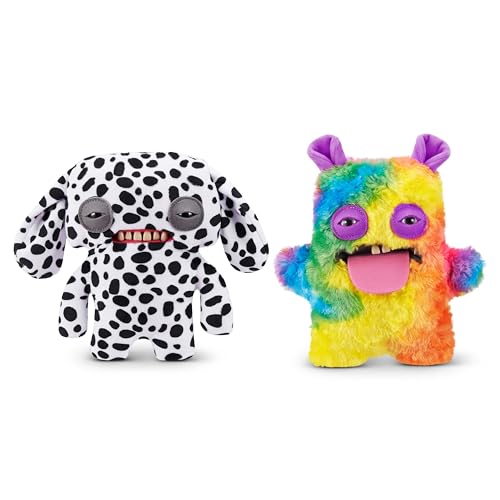 Image of Fuggler Butt Ugly Pets 9-inch Series 1 by ZURU, Funny Ugly Monster Plush Toy (Annoyed Alien Dog, Cheeky Chonky Hamster)