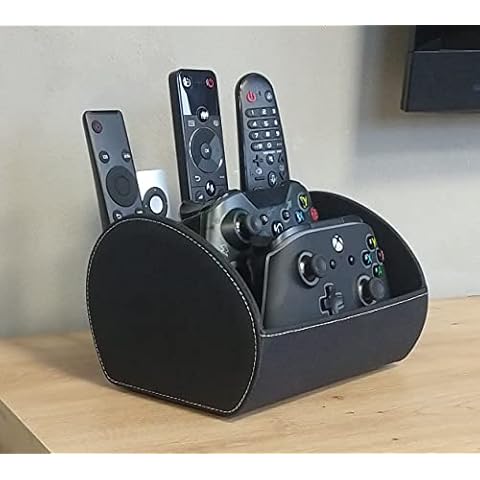 Gaming Controller Holder Stand and Charging Place for PS4, PS5, Xbox, Switch Controllers | Large Remote Control Holder - CEG-31 Park & Play Black by Connected Essentials (Black) Cover