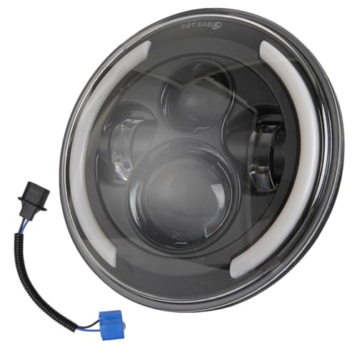 Faro LED 200W Redondo de 7 Pulgadas para Coche y SUV Luz Estabilizada