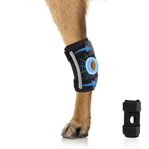 Dog Elbow Protector, Dog Sleeve for Recovery, Protection, and Sprain and Injury Prevention, Dog Knee Pads Offers Elbow Support (1)