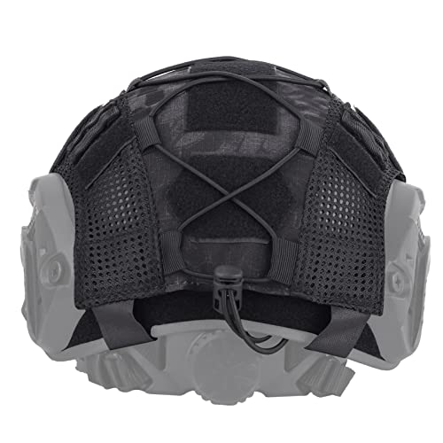 Helmet Cover For Fast Helmet Tactical Helmet Cover For Paintball Airsoft, 500D Nylon,Black #TOP4