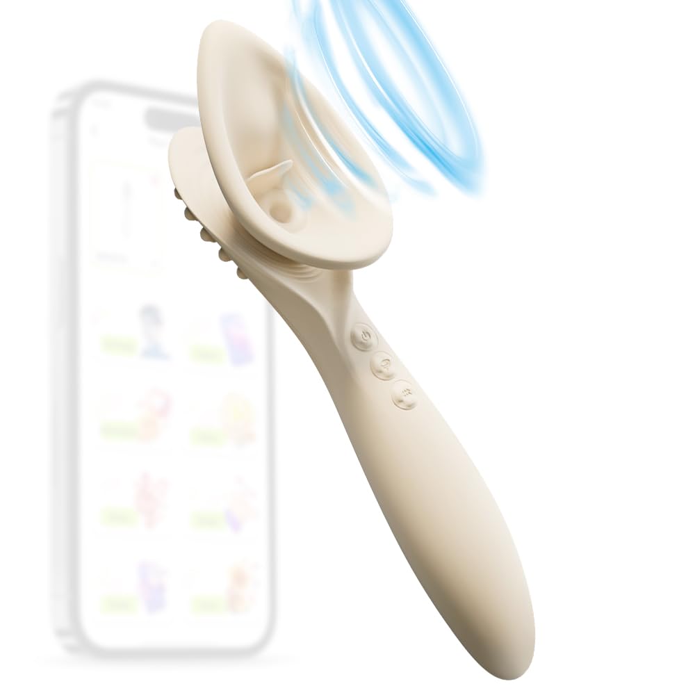 New Klitorissauger & Klitoris Stimulator mit 7 Saugmodus ＆ 10 Vibrationsmodi APP Control Sexspielzeug Vibratorensets für Frauen Zungenvibrator für sie Saugen Vibration Brust Massagegeräte für Paare