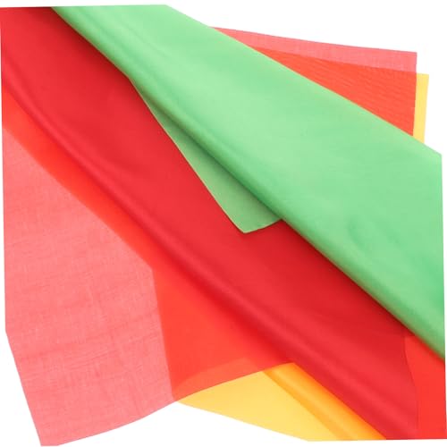 Baquetas rítmicas BESTonZON para danza con pañuelos coloridos, de madera maciza, para adultos, niños y niñas, rojas, amarillas y verdes, para gimnasia y danza miniatura 7