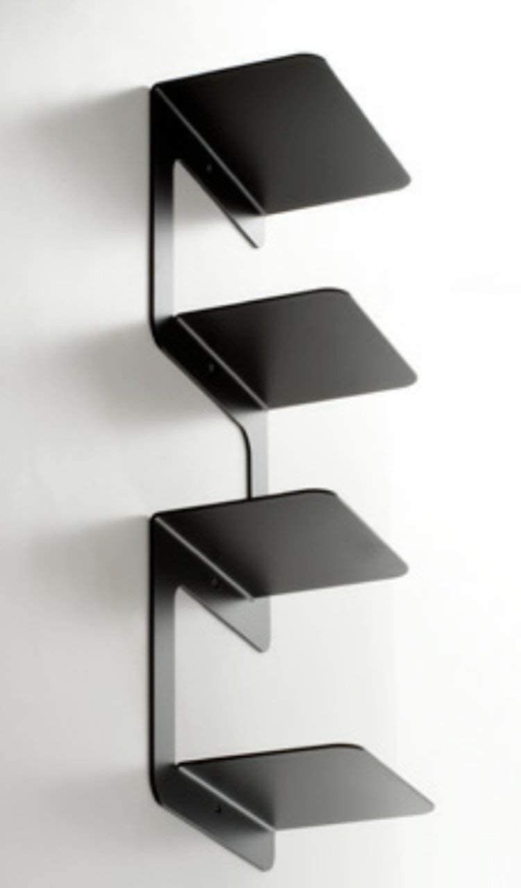 INDIAN DECOR . 4029 Modern Metal Wall Shelf/Book case/Magazine Rack -(Black)-image-12