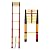 Compact Non Conductive Telescoping Ladder Commercial Grade 2m/3m/4m/5m/6m Long Fiberglass Extension Telescopic Ladders for Outdoor Electrical Work