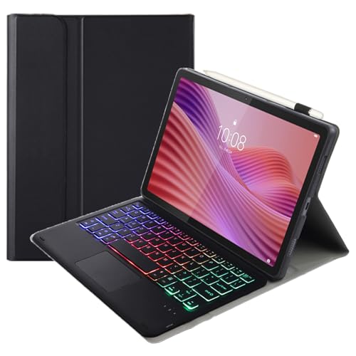 Keyboard Cover Case for Lenovo Tab K10 Gen 2 10.1" (TB311FU / TB311XU), Wireless Bluetooth Keyboard Folio Case | Backlit Keyboar