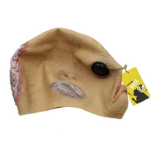 Realistic Mask Alien Mask Halloween Head Masks Deluxe Novelty Halloween Costume Party Latex Head Mask Alien #TOP4