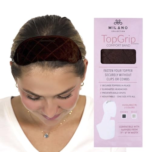 MILANO COLLECTION WiGrip, The Original Comfort Grip Band, Adjustable Wig Band for Tension-Free Glueless Wig