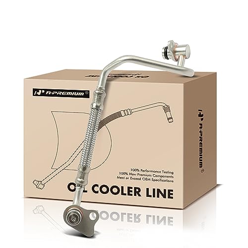 A-Premium Turbocharger Oil Feed Line Compatible with BMW 320i, 320i xDrive, 328i, 328i GT xDrive, X5, 528i, 528i xDrive, X3, 428i, 428i Gran Coupe, 428i xDrive, X1, 228i, 228i xDrive, X4, Inlet