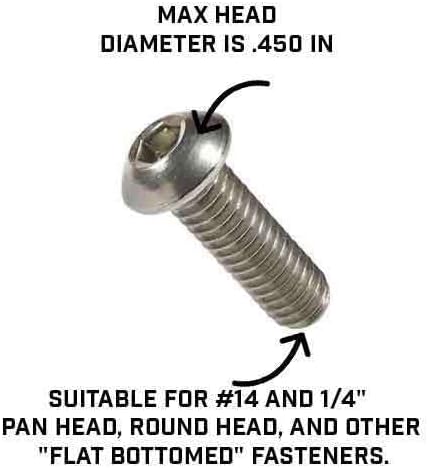 100 Show Chrome License Plate Frame Screw Covers & Snap Washers for SAE Fasteners Model-PYT-8888-5160