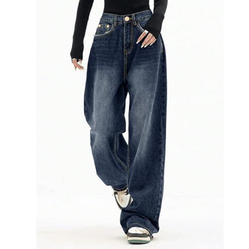 fanmpghleoo Wide Leg Jeans Woman High Waisted Baggy Jeans Casual Palazzo Denim Trousers Trendy Lightweight Loose Denim Pants2